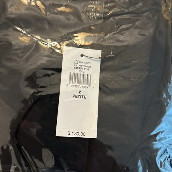 NWT! Black Banana Republic Collar-Neck Poplin Midi Dress - Multiple 🦋⭐️ - Picture 6 of 8